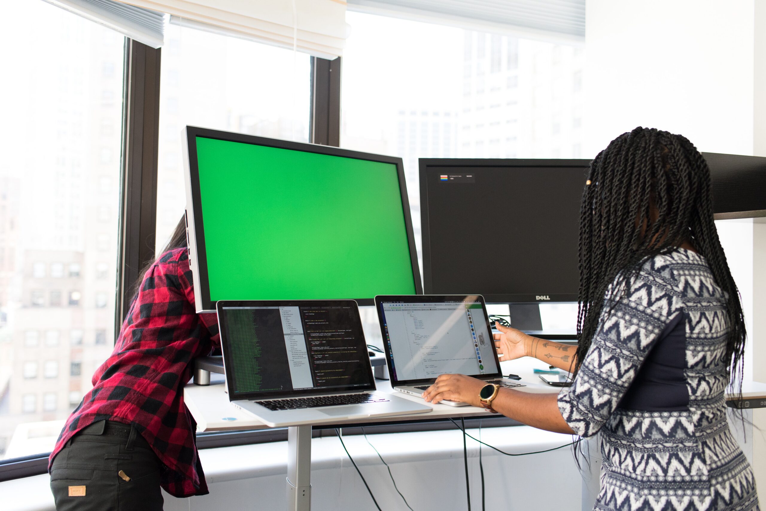 Users working with a functioning MVP application on their computers